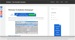 Desktop Screenshot of kalkules.com