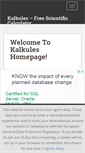 Mobile Screenshot of kalkules.com
